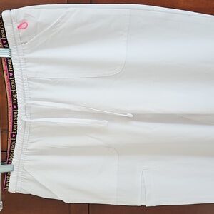 HeartSoul White Scrub Pants, NWOT, Size Small